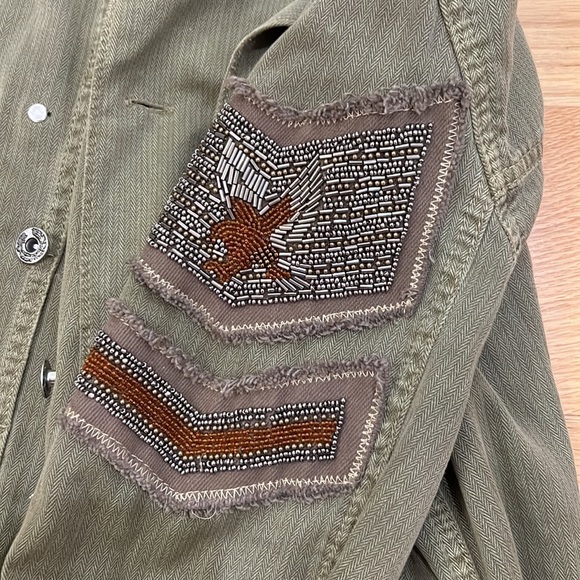 Free People Embellished Military Jacket - Picture 6 of 6